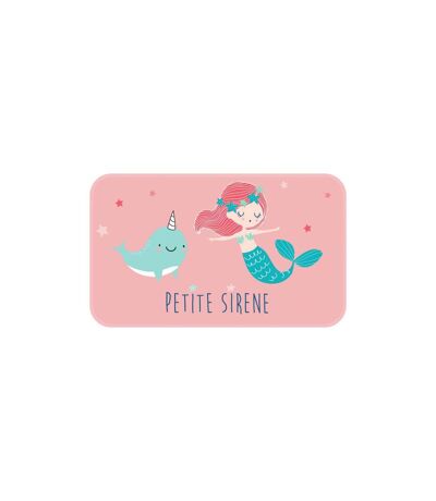 Tapis Enfant Déco Petite Sirena 45x75cm Rose