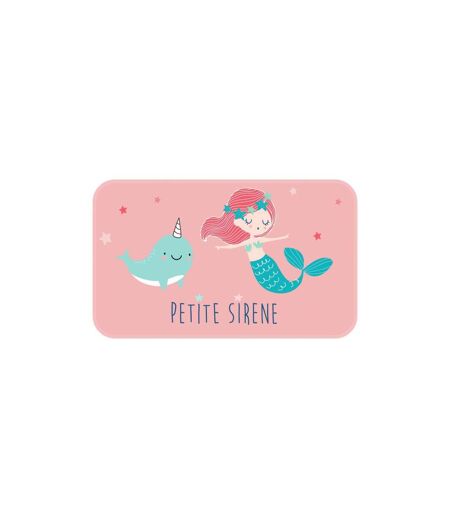 Tapis Enfant Déco Petite Sirena 45x75cm Rose