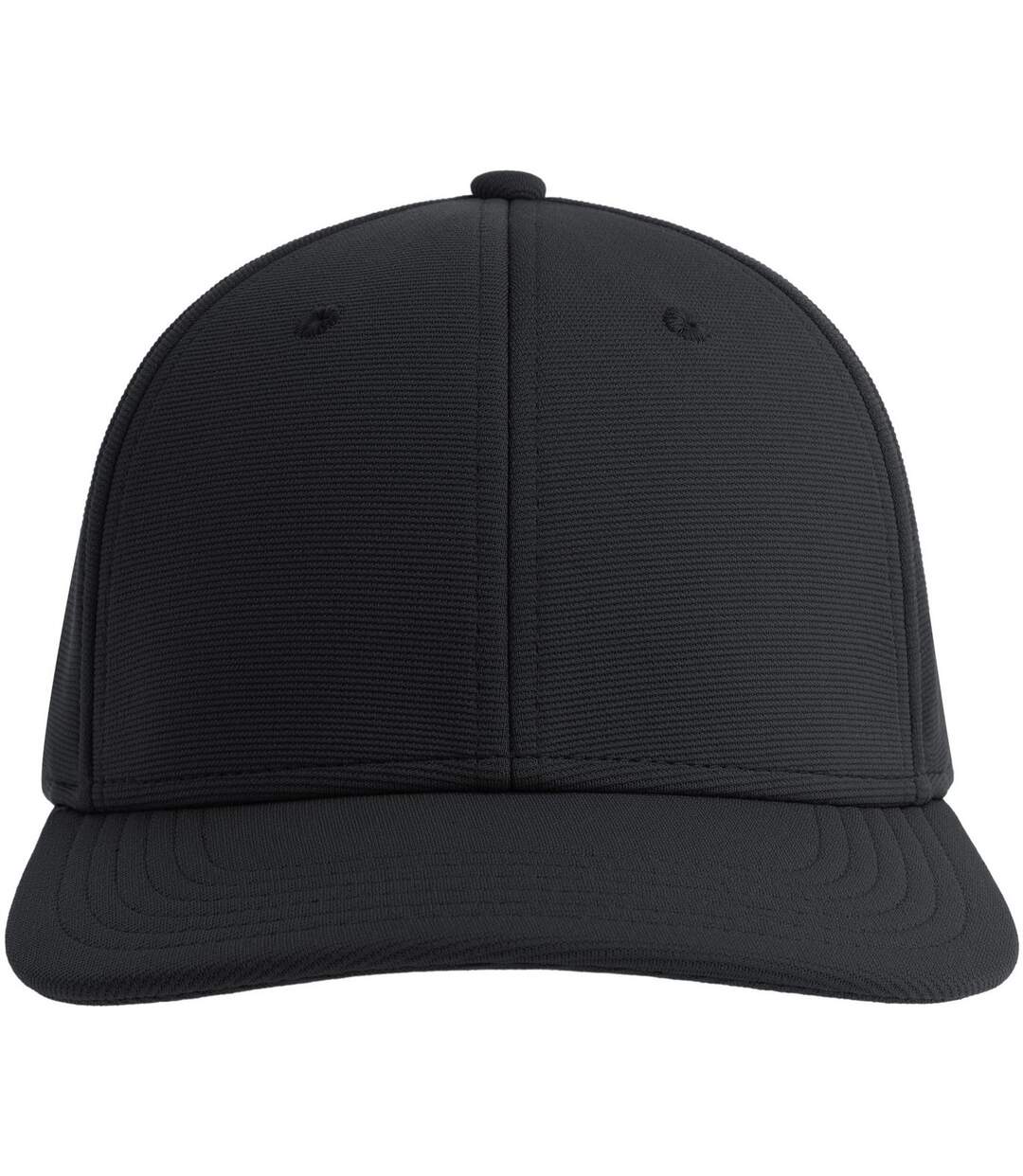 Unisex Adult Sand 6 Panel Recycled Cap Black Atlantis-3