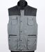 WORKER SH1034 IMPERMÉABLE — Gilet sans manches gris et noir : étanchéité totale et confort polaire-3