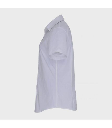Premier Womens/Ladies Stretch Short-Sleeved Formal Shirt (White) - UTPC5841