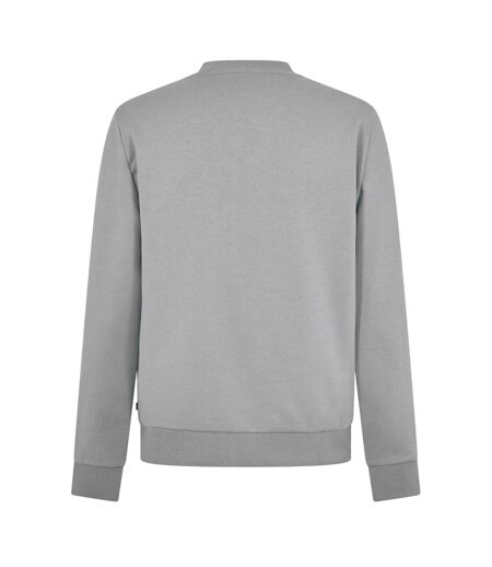 Mens Stitch Crew Neck Sweatshirt Green Boss