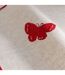 Set de Table Brodé Opaline 33x45cm Rouge-2