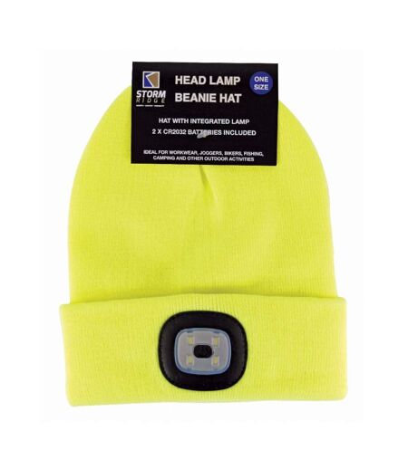 Bonnet Homme Tricot Chaud avec Leger LED Frontale
