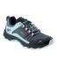 Womens/ladies ergides waterproof walking shoes balsam green/green gables/coral almond Elbrus