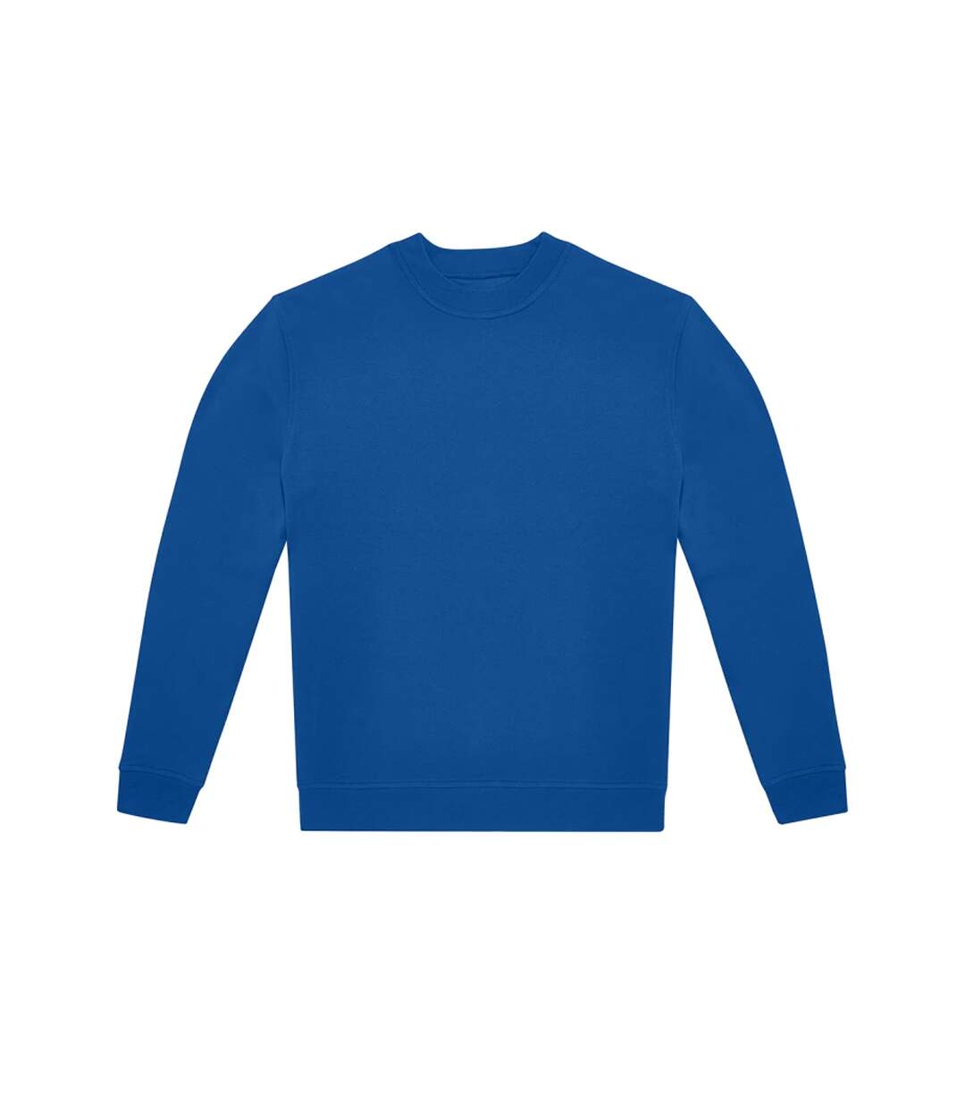 Unisex adult id.332 crew neck sweatshirt royal blue B&C-1