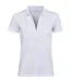 Womens/ladies Luxury Stretch Polo Shirt White Tee Jays-1