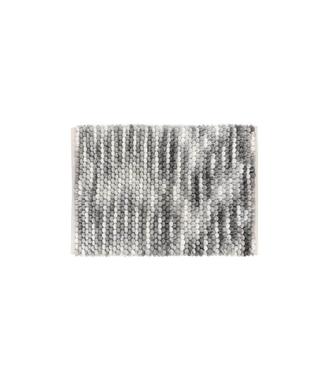 Tapis de Bain en Coton Dégradé 50x75cm Gris-1