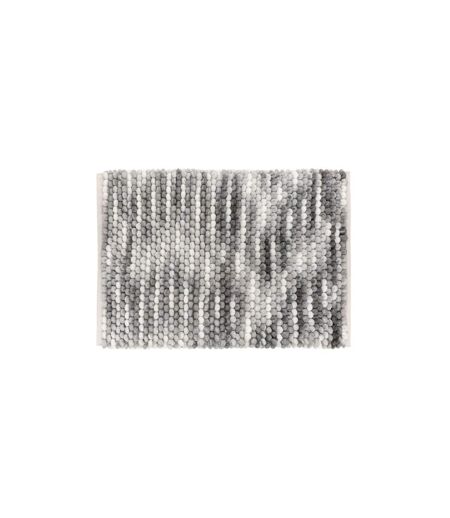 Tapis de Bain en Coton Dégradé 50x75cm Gris