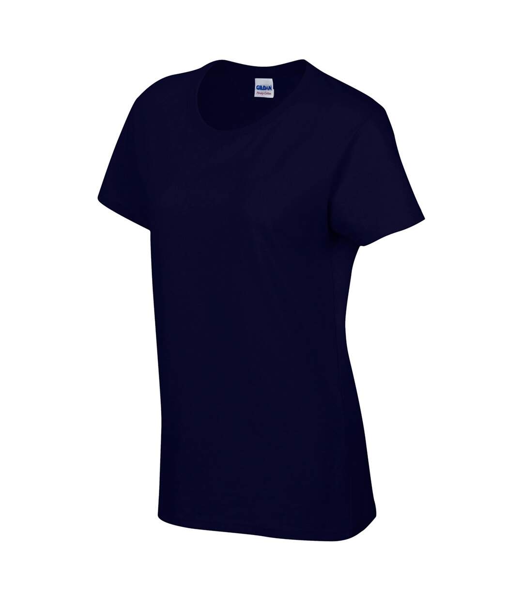 T-shirt à manches courtes coupe féminine femme bleu marine Gildan