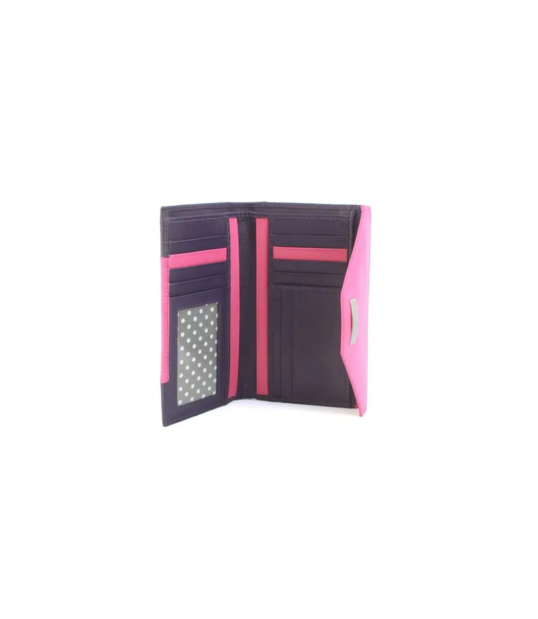 Savannah Envelope Leather Purse One Size Purple Fuchsia Eastern Counties Leather-3