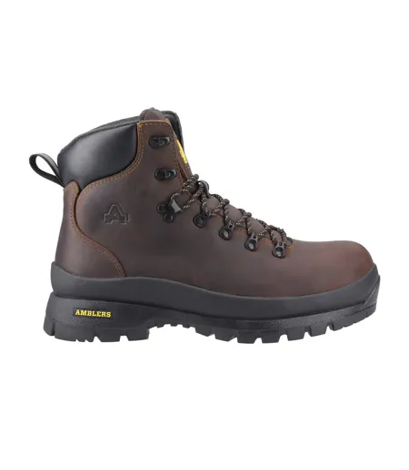 Mens 194 Grizedale S7s Cow Leather Safety Boots Brown Amblers