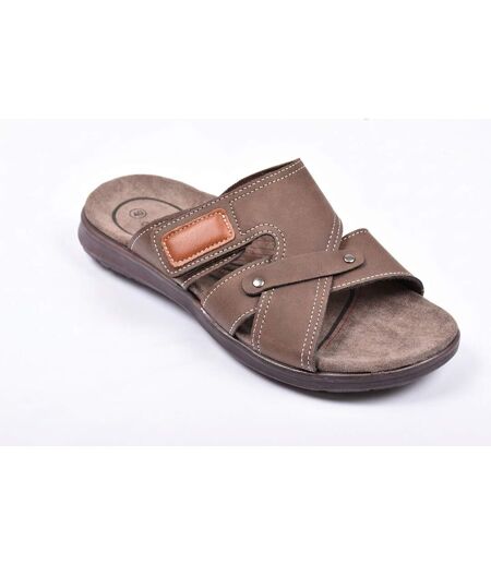 OZABI Sandales homme croisées confort scratch été