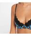 Soutien-gorge ampliforme coques moulées noir Thaïs