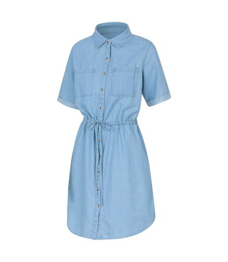 Robe Mi-longue Ronda Femme Bleu Clair Mountain Warehouse