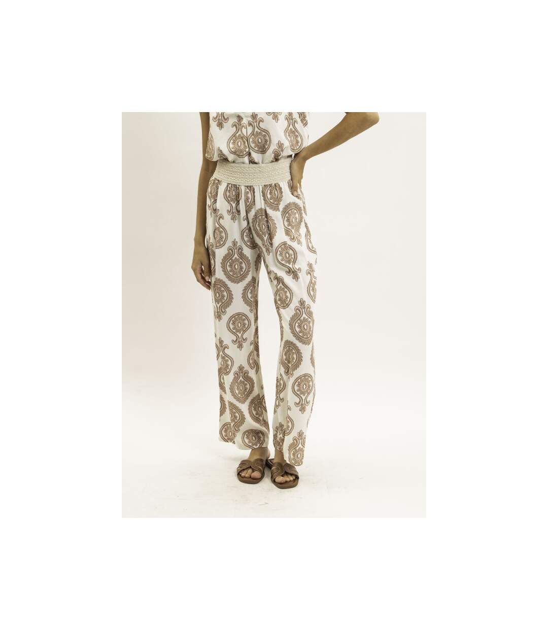 Pantalon fluide motifs EMILINE - Dona X Lisa-2