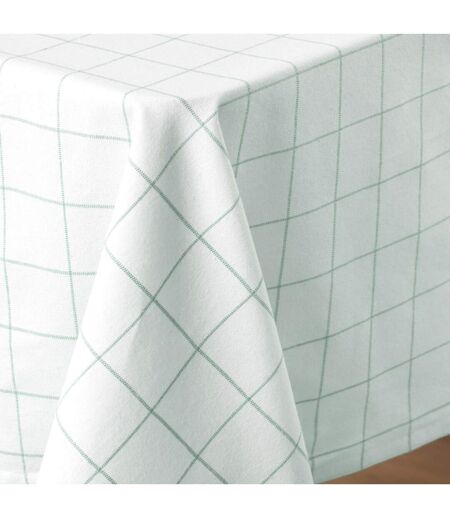 Nappe Tissée à Carreaux Axel 140x240cm Vert Sauge
