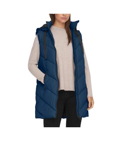 Doudoune sans manche Bleu Femme JDY Padded Waistcoat - L