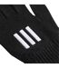Mens Cond Knitted 3 Stripes Gloves Black White Adidas-2