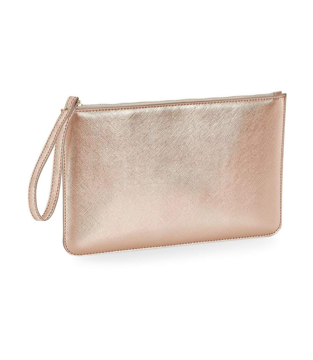 Pochette en similicuir - BG750 - rose doré-1