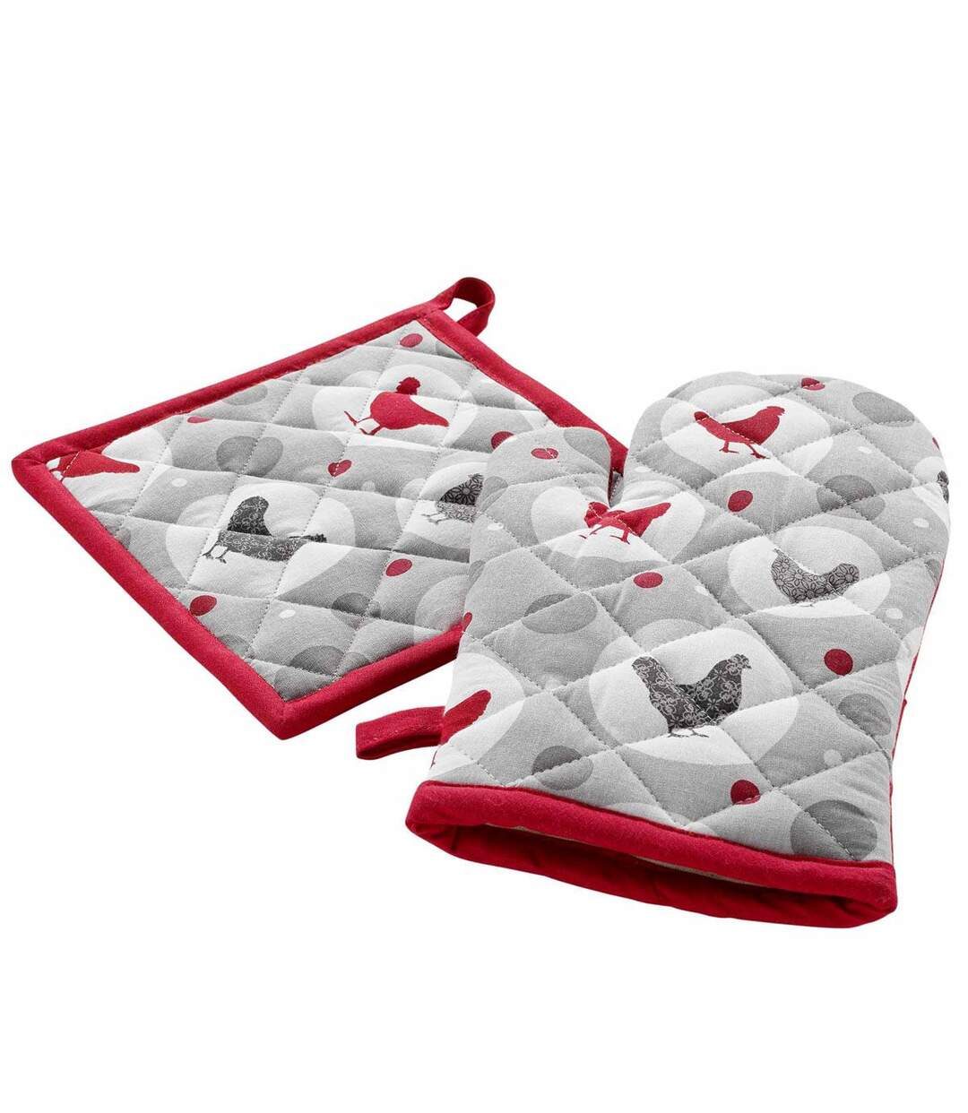 Gant & Manique Imprimé Suzette 28cm Rouge-1