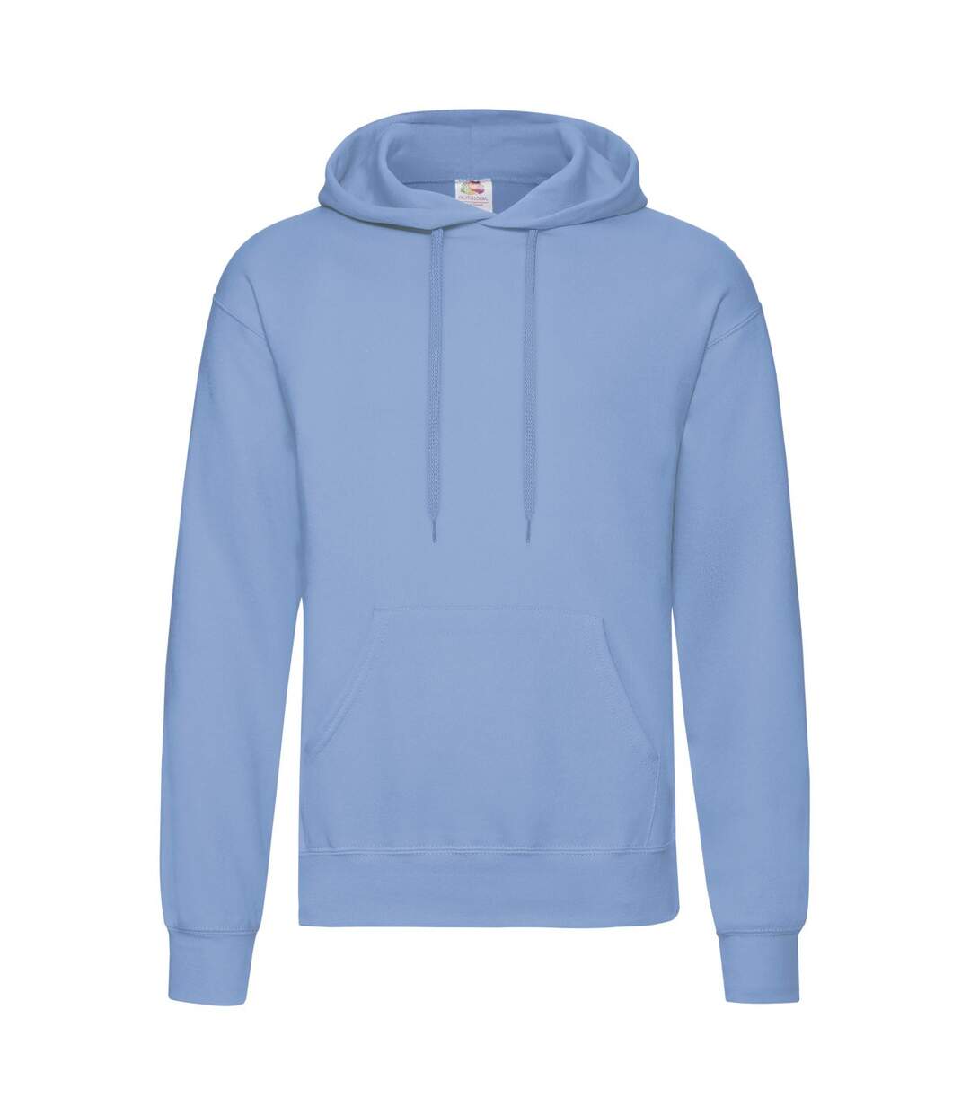 Mens Classic Hoodie Sky Blue Fruit Of The Loom-1
