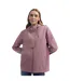 Veste Imperméable Unie À Capuche Jodie Femme Vieux Rose Trespass-2