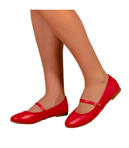 Ballerines josie femme rouge Where's That From Where's That From