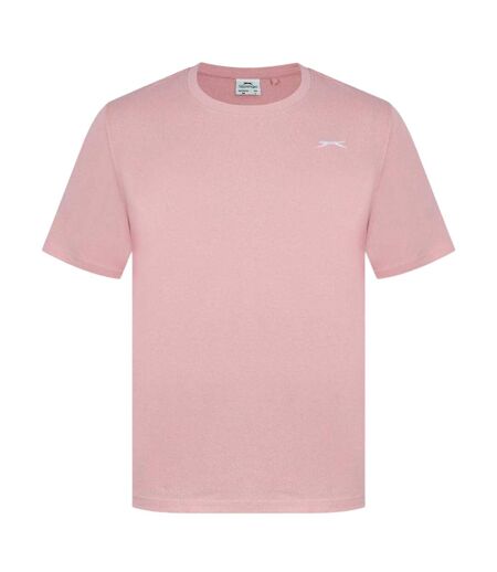 T-shirt Motif/style Logo 3d Homme Rose Slazenger
