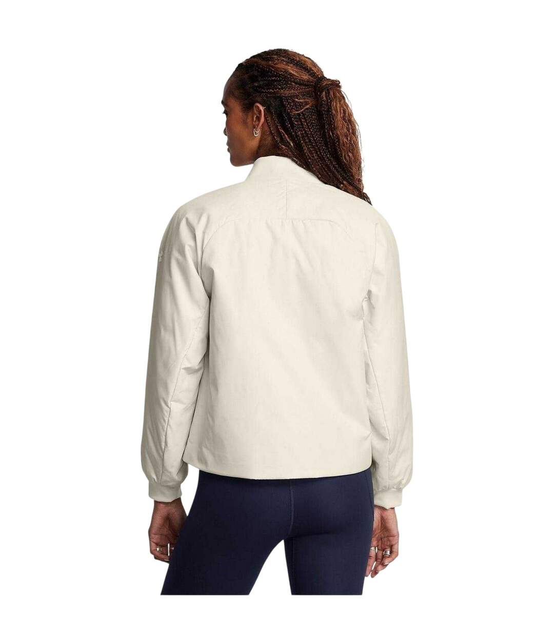 Blouson Aviateur Motif/style Uni Femme Blanc Under Armour-4