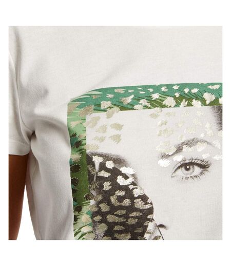 T-shirt Blanc Femme Morgan Dsava - S