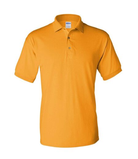 Gildan Adult DryBlend Jersey Short Sleeve Polo Shirt (Gold)