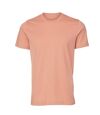 Canvas Unisex Jersey Crew Neck Short Sleeve T-Shirt (Terracotta) - UTBC163