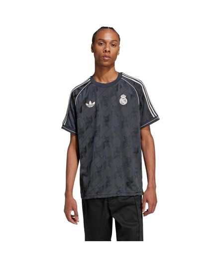 Maillot De Foot Motif/style Real Madrid Cf Lifestyle Homme Gris Foncé Adidas