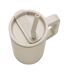 Cube recycled stainless steel 800ml travel mug one size beige XD Collection-2