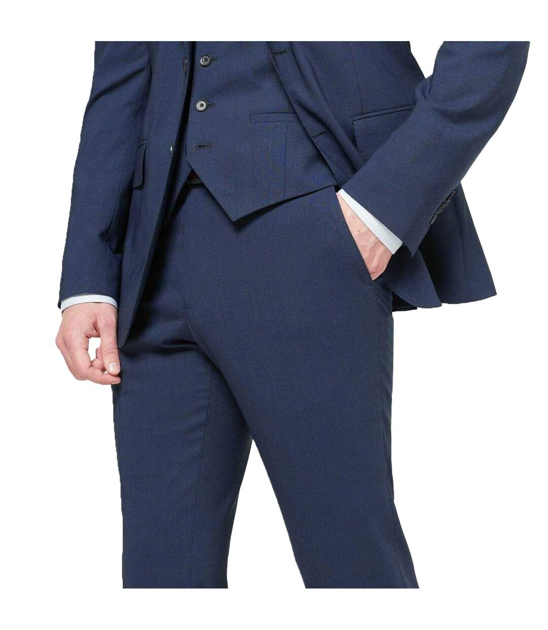 Pantalon De Costume Wilder Homme Bleu Marine Mayfair-3