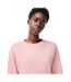 Sweat Motif/style Logo Brodé Femme Rose Lacoste-3