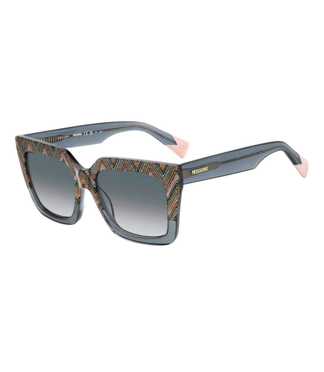 Womens/ladies 0147/s Round Sunglasses 55cm Grey Green Missoni-1