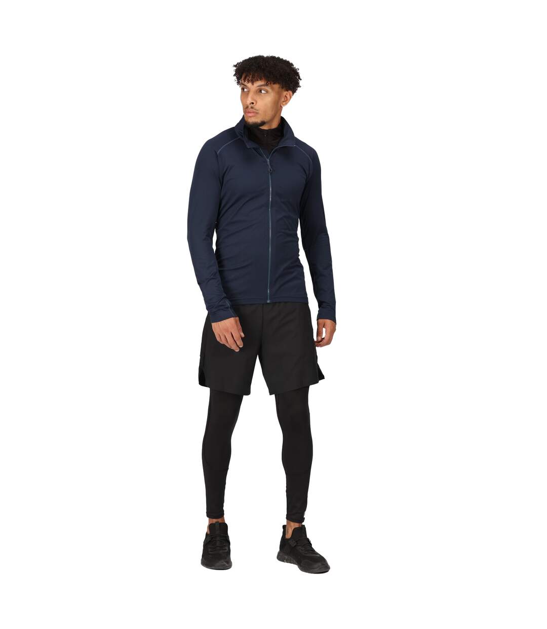 Mens core stretch full zip midlayer navy Regatta-4