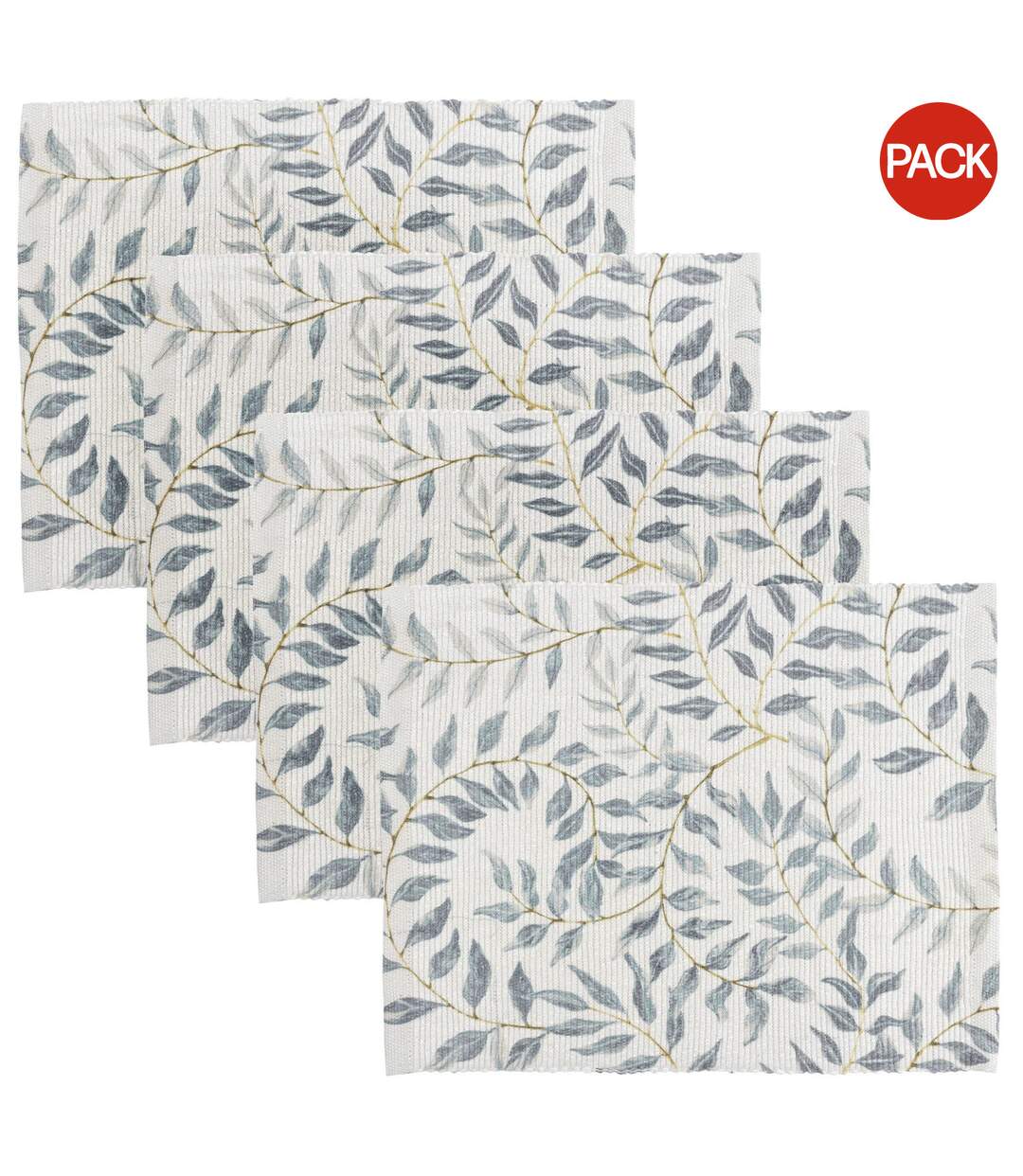 Pack of 4  Vinea placemat  one size green Evans Lichfield-1