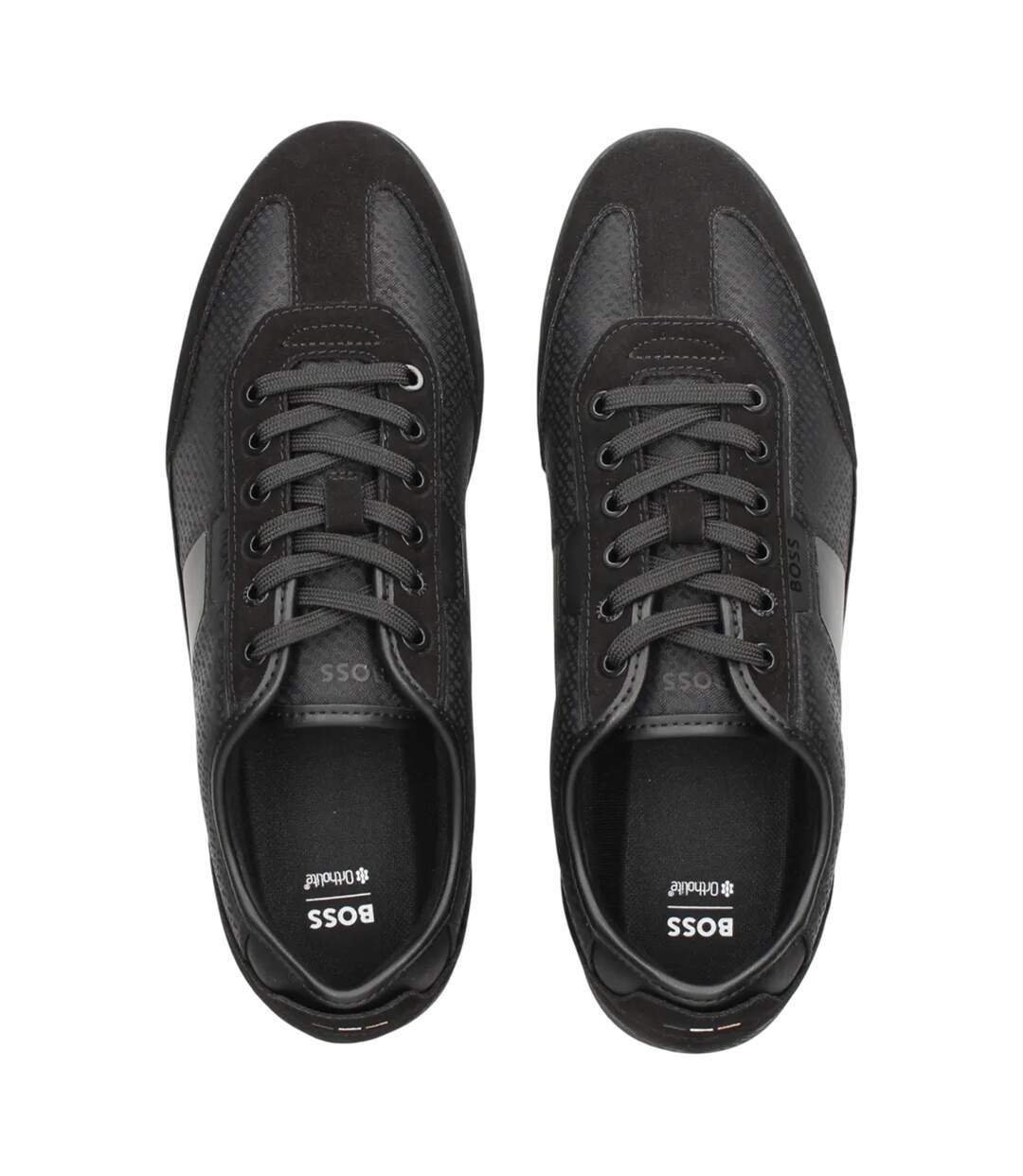 Baskets Homme Noir Boss-3