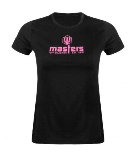 T-shirt Basic Femme Noir Masters
