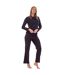 Ensemble De Pyjama Long Femme Noir Keanu-3