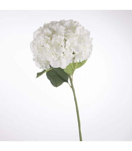 Tige artificielle d'Hortensia - H. 83 cm - Blanc