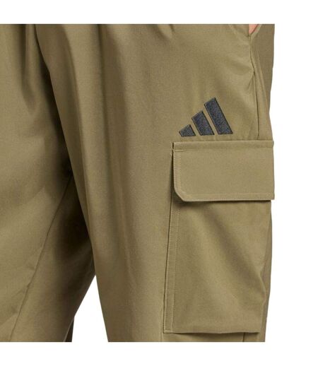 Pantalon À Poches Style Petit Logo Essentials Homme Vert Adidas