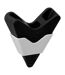 Lot de 2 Cale-Portes Adhésif 10cm Noir & Blanc-2