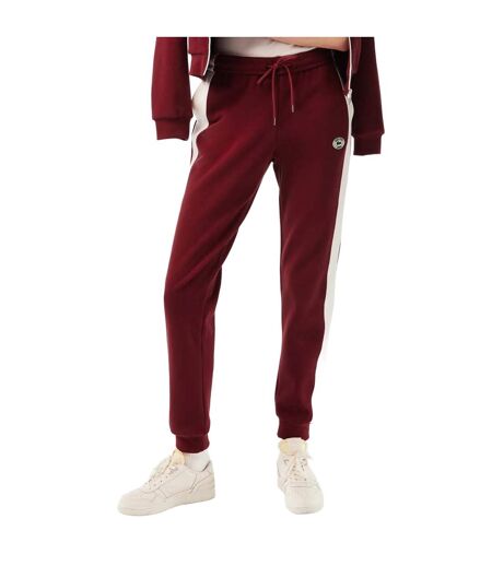 Pantalon de jogging sporty & rich femme rouge Lacoste
