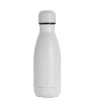 Stainless steel 260ml water bottle one size white XD Collection