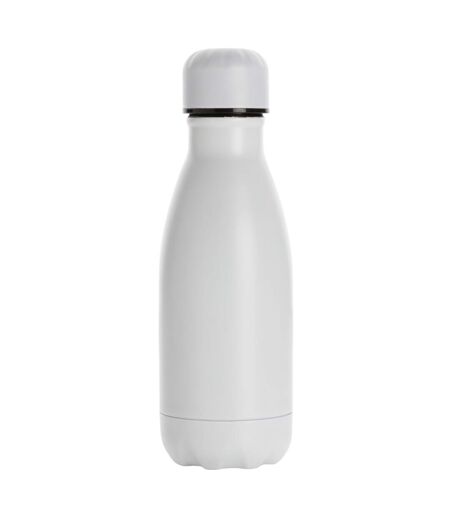 Stainless steel 260ml water bottle one size white XD Collection