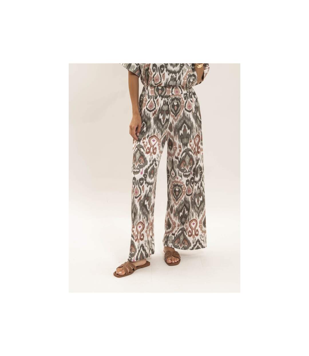 Pantalon fluide motifs ETONIA - Dona X Lisa-1